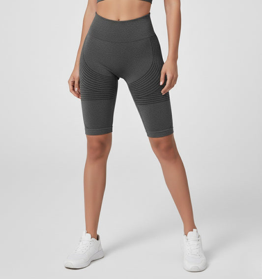 Cellulite 3D Biker Shorts, High Waisted Butt Lifting Tummy Training Control, 8" anti Cellulite Workout Shorts for Gym